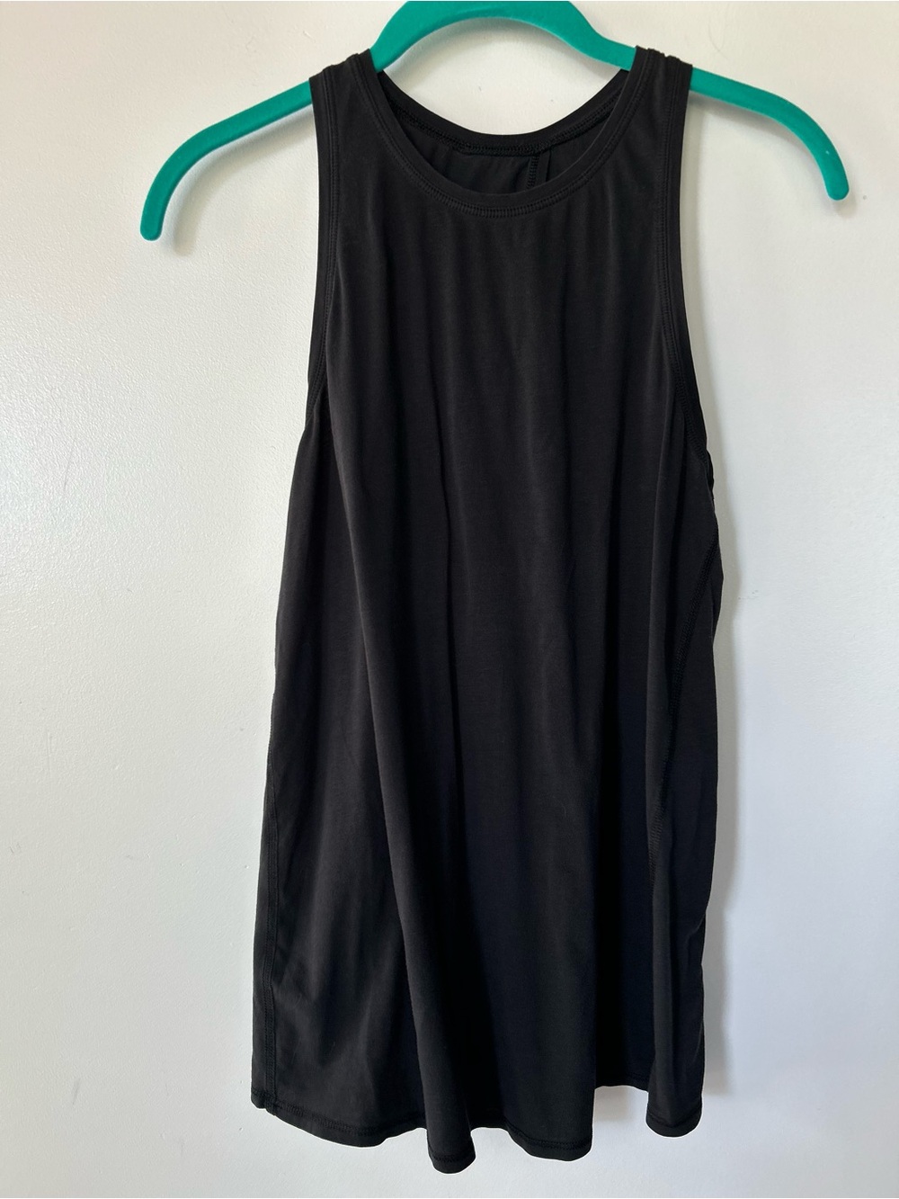 Lululemon Womens Racerback Tank Top Split Back Black
